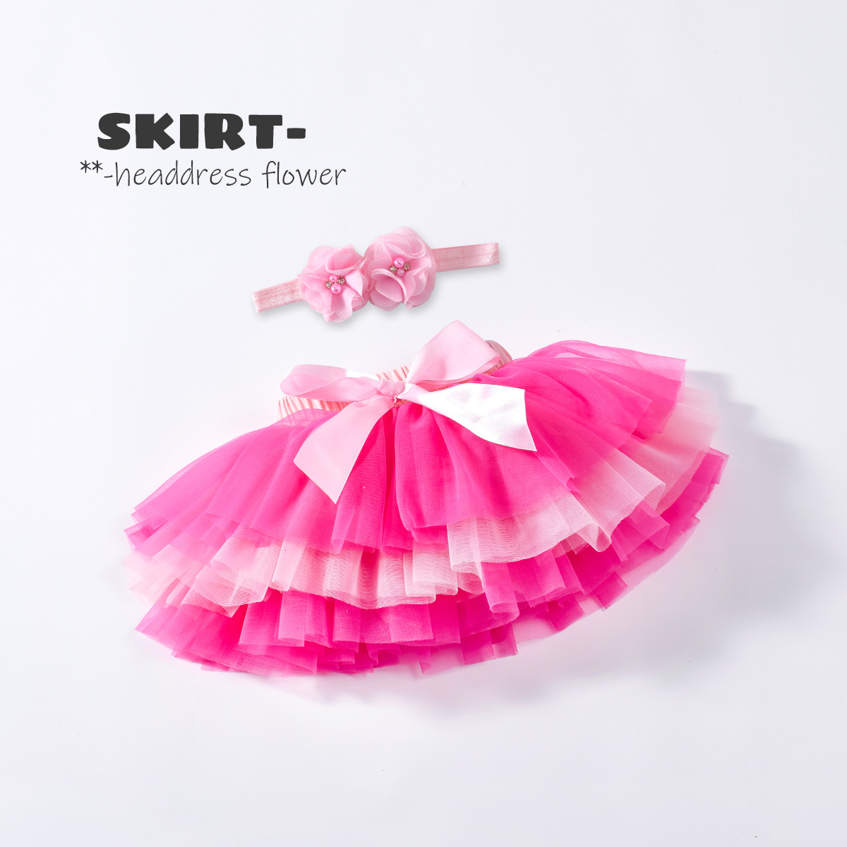 Baby Mädchen Ballettröckchen Felsen 2022 Kleinkind Prinzessin Felsen Stirnband 2Stck einstellen Ballerina Pettiskirt Flauschigen Ballett Ballkleid Tüll Röcke