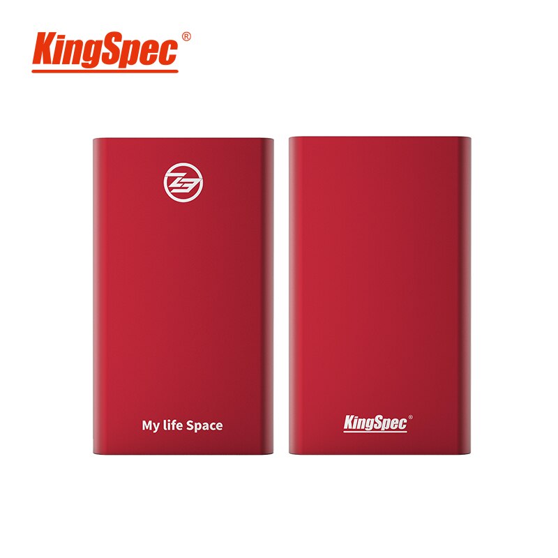 KingSpec Externe Tragbare ssd 240gb SSD Solid Disk Drive 256gb ssd hdd USB 3.1 zu Typ-c Solide state Disk USB 3.0 für laptop pc: 128GB / Red