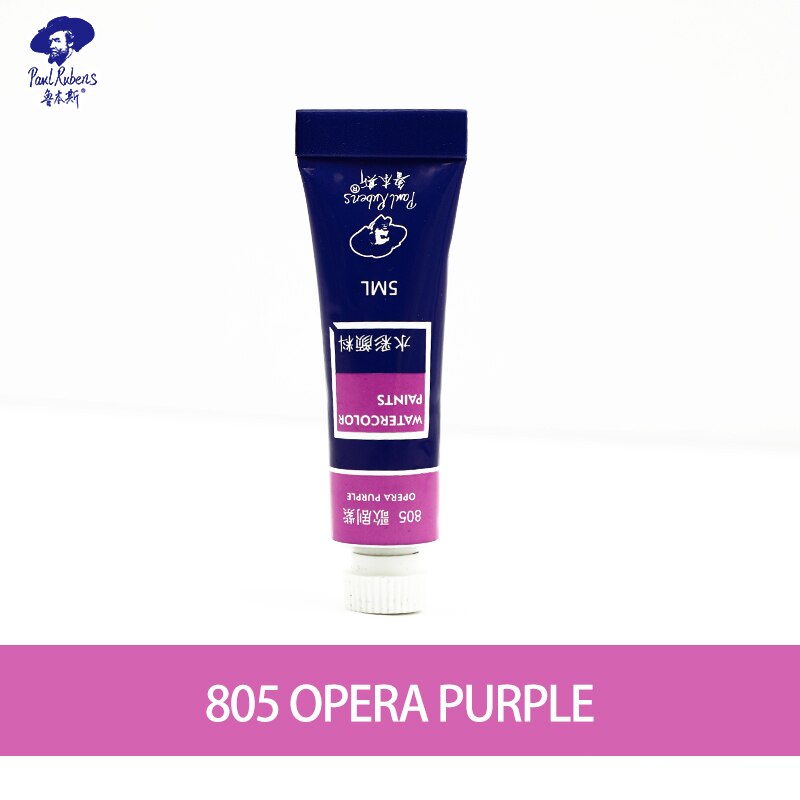 Officiële paul rubens 5ml aquareltubes 1 st operaserie fluorescerende kleuren kunstleverancier voor studenten en beginners: Opera paars