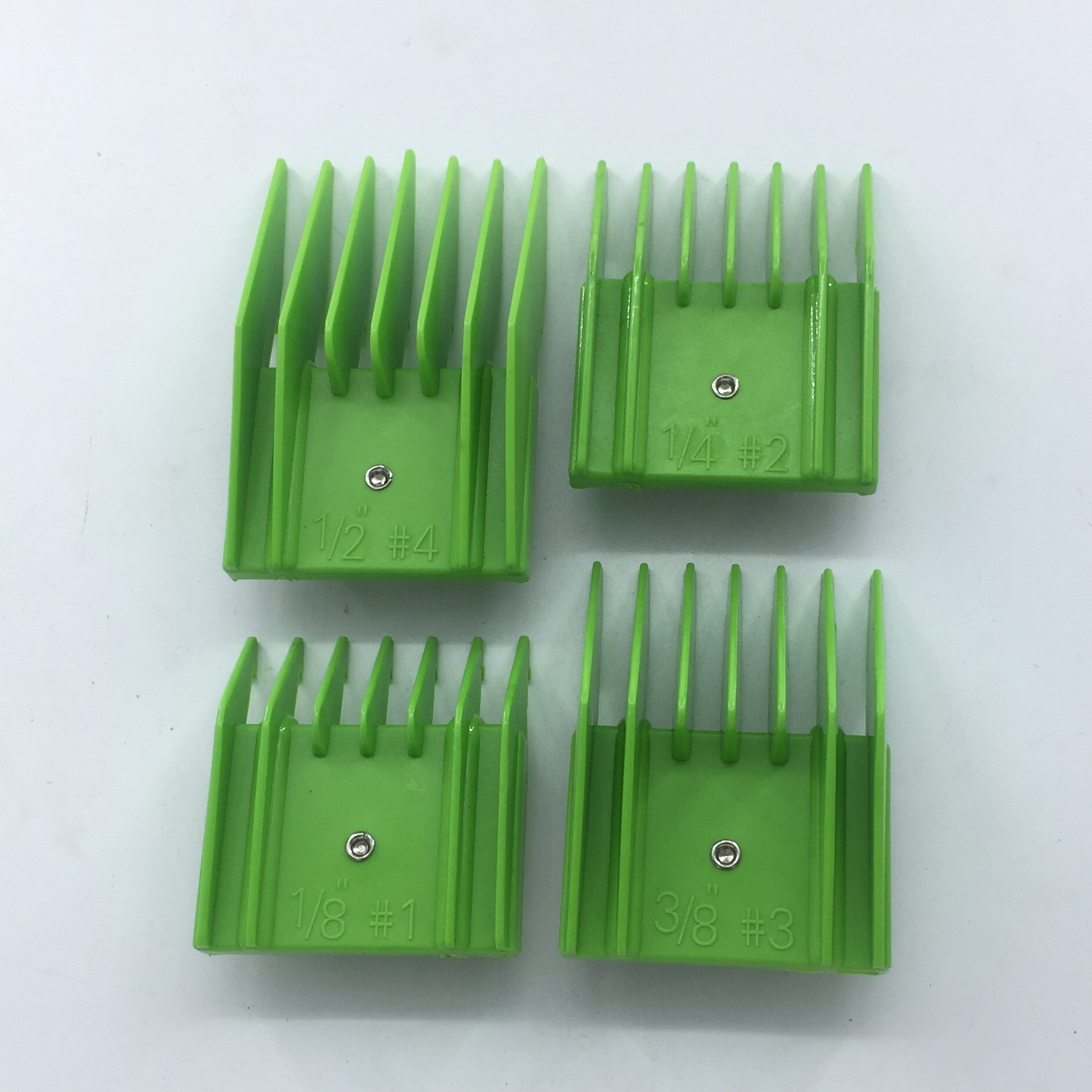 Guide de fixation de lame de tondeuse pour animaux de compagnie, peigne de taille Standard adapté à la lame Oster A5, 4 pièces/ensemble: green