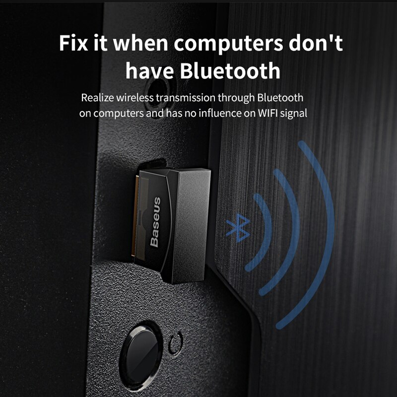 Baseus USB Bluetooth Adapter Dongle Für PC Computer Drahtlose Maus Tastatur Aux Audio- Bluetooth Empfänger Absender