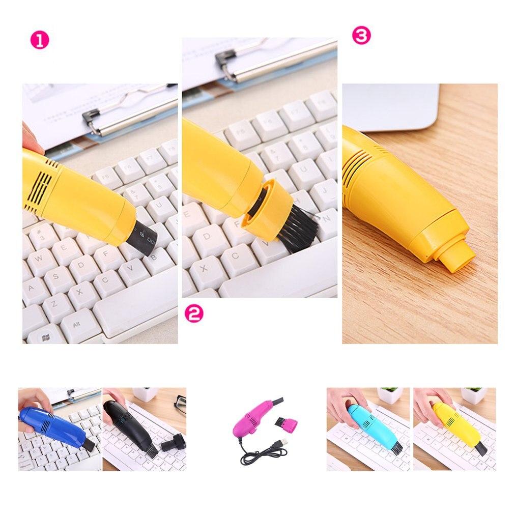 Mini Keyboard Vacuum Cleaner USB Powered Mini Vacuum Cleaner Dust Collector Machine For Printer Computer Laptop PC Cleaning