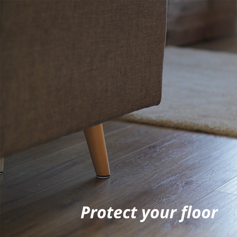 Magic Furniture Easy Sliders Felt Pad Rubber Feet Floor Protector Chair Pad Round Glides Seat Leg Protectors Table Pads
