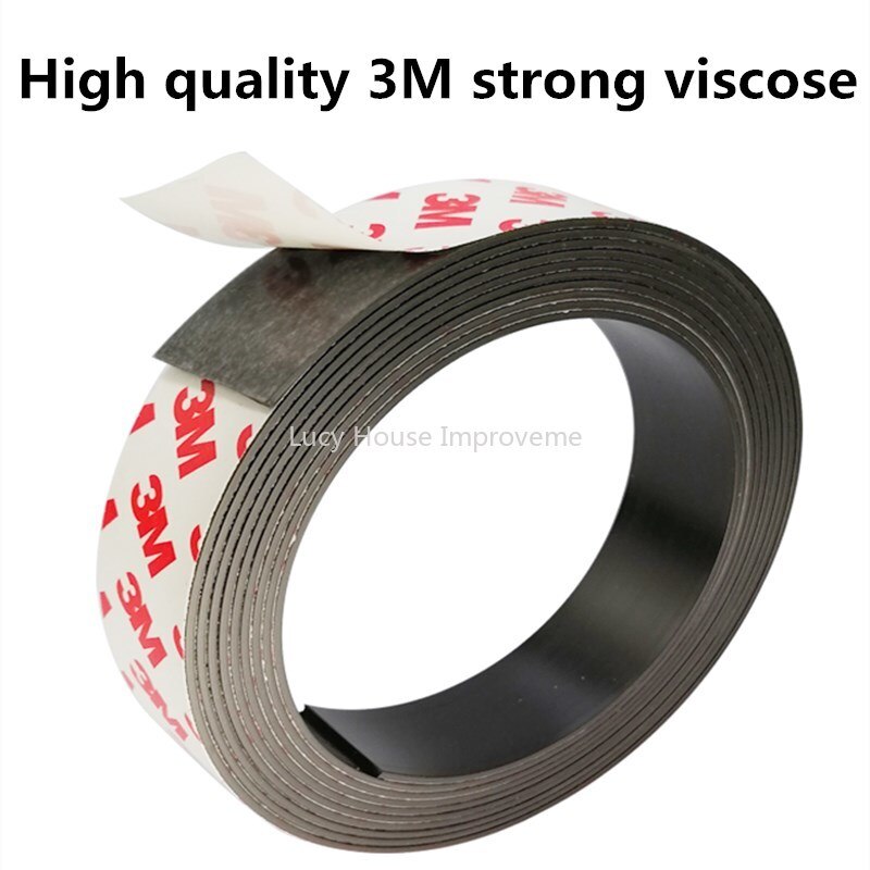 Vahva joustava magneettinauha itseliimautuva magneettinauha kumimagneettinauhan pituus 39.37 tuumaa