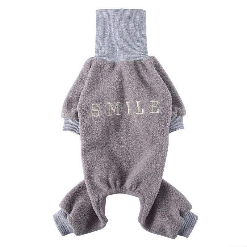 Zachte Fleece Hond Jumpsuit Winter Kleding Warme Pyjama Voor Kleine Puppy Jas Pet Outfit Hond Coltrui Kleding Yorkie Shih tzu: B / L