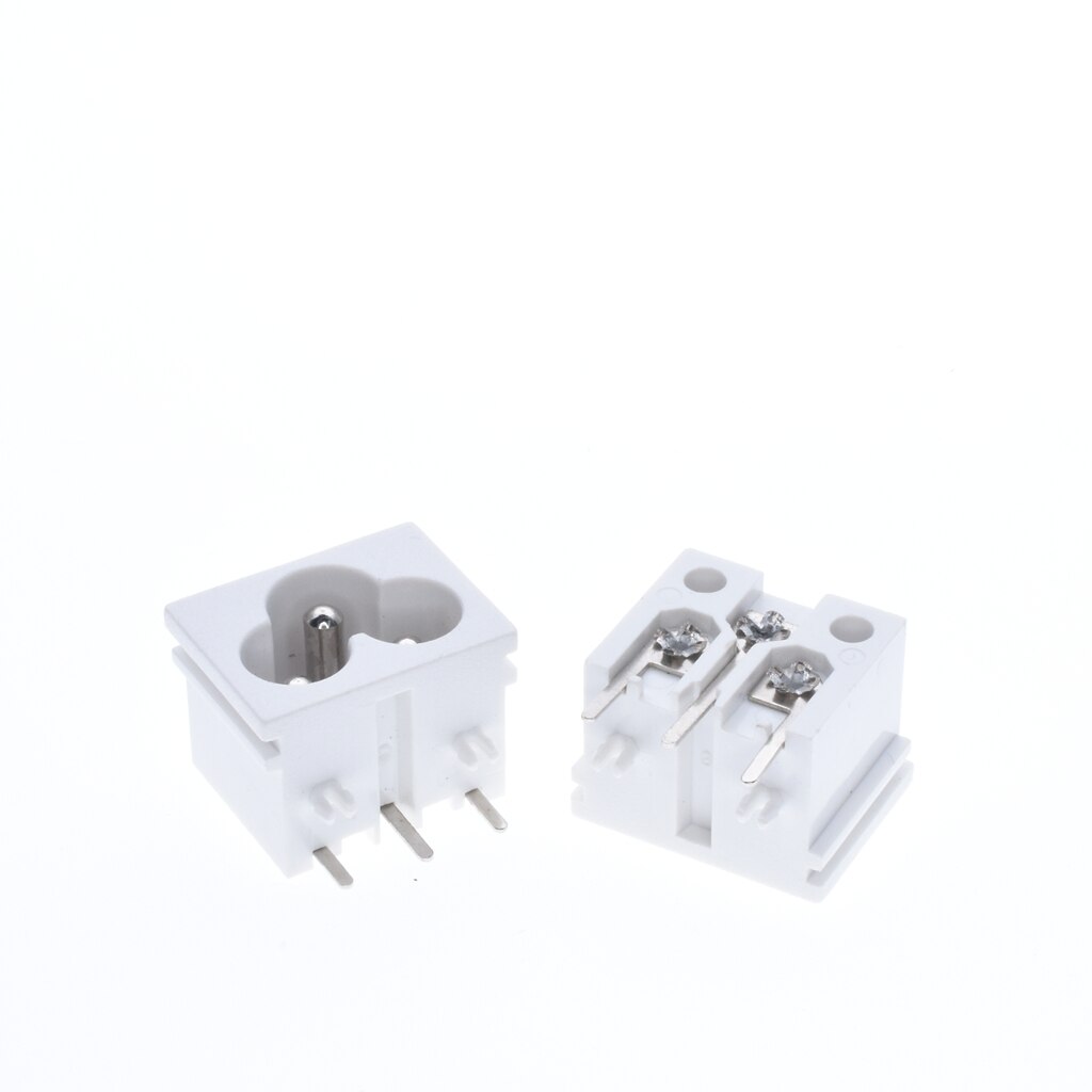 IEC320 C6 3Terminal AC Energie Stecker Einlass Buchse AC 250V 2,5 EIN Schwarz drei kerne von schweißBar draht buchse Energie versorgung