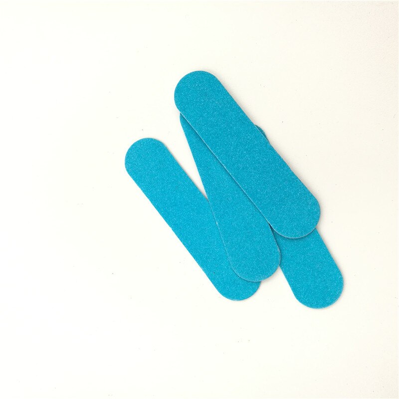 10 pièces/ensemble jetable Mini Lime à ongles tampon Ultra-mince Lime à ongles soin des ongles Filer émeri conseil orteil pédicure manucure outils