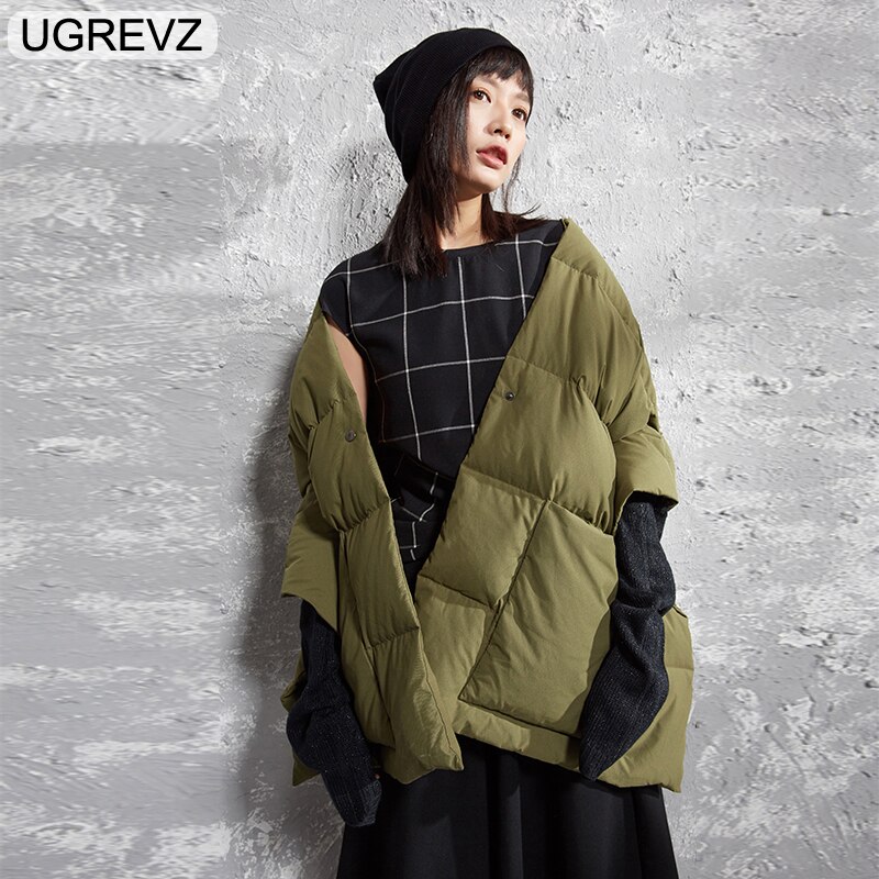 Warme Winter Vrouwelijke Jas Zwart Kleding Vrouwen Jas Katoen Vrouwen Winter Mouwloze Jas Jas Modieuze Lente