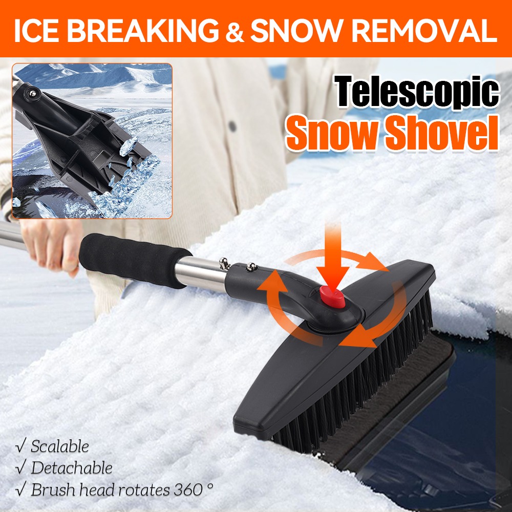 Vinter snöskyffel med avtagbar montering snöskyffelset förtjockad snöskyffel bil snöskyffel