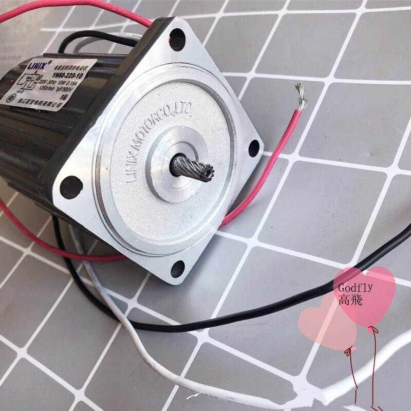 LINIX Motor YN60-10 Helical Gear Motor Damping Motor