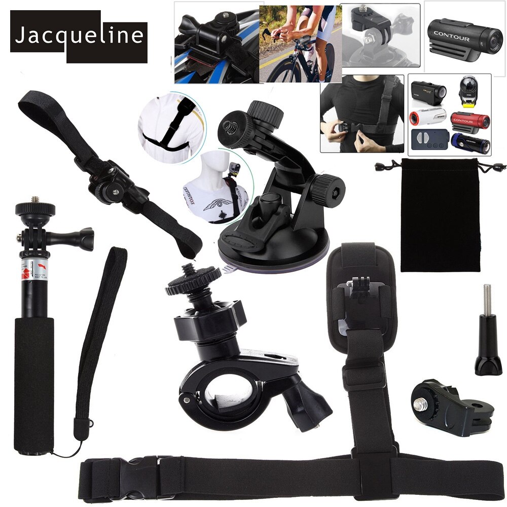 Jacqueline voor Ion Air pro wifi 2/3 Accessoires Kit voor Sony Actie Cam Contour voor Zwerven 2 3 + 2 + Plus Hd 1080 p Actie Camera