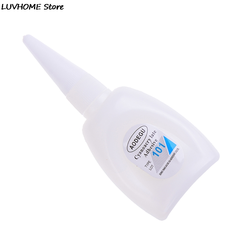 Adhesivo instantáneo de cianoacrilato, de 30g superpegamento, fuerte adherencia, reparación rápida, secado instantáneo al 101