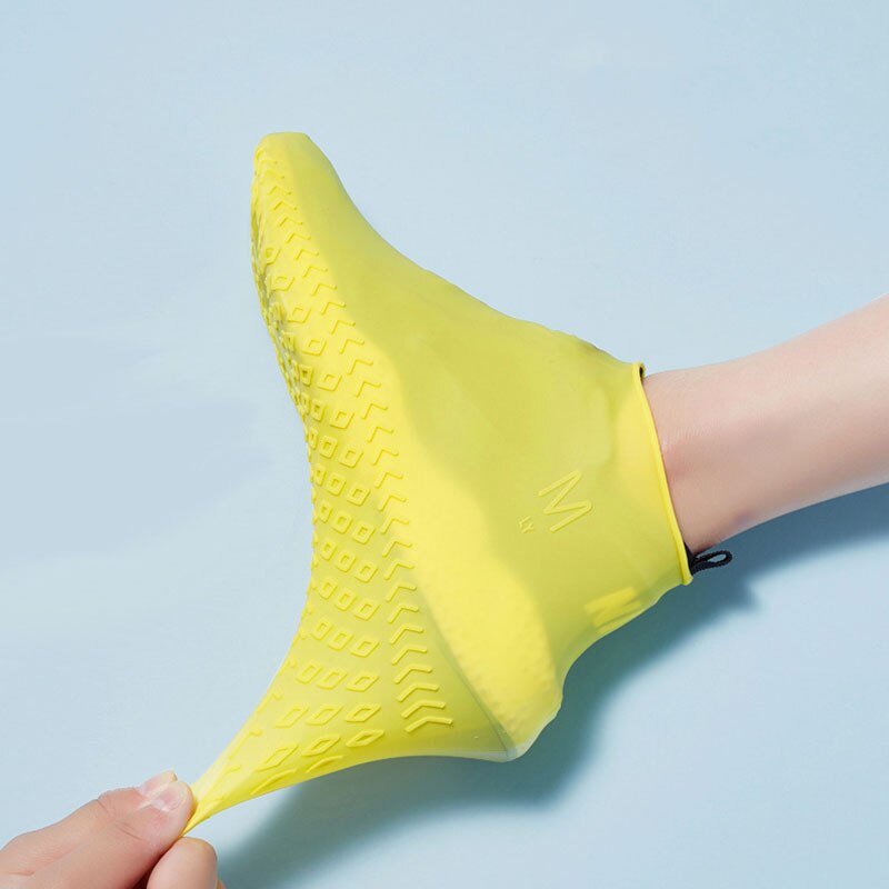 Buty wodoodporny pokrowiec na buty materiał silikonowy Unisex buty ochraniacze akcesoria do butów deszczowy sezon silikonowe pokrowce na buty