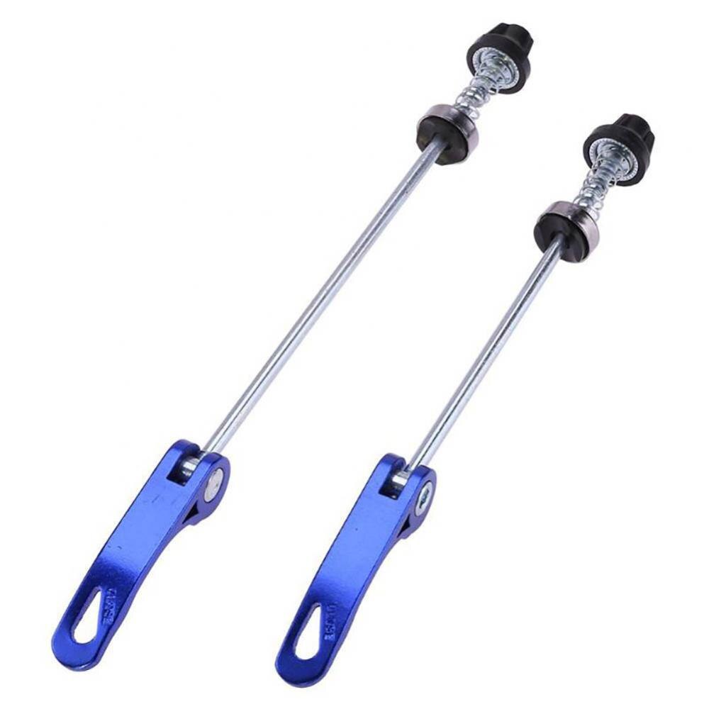 Cycling Quick Release Road Bike Aluminum Alloy Quick Release Skewer 1 Pair Bike Skewers Bicycle MTB Front Rear Hub Skewers Lever: Blue