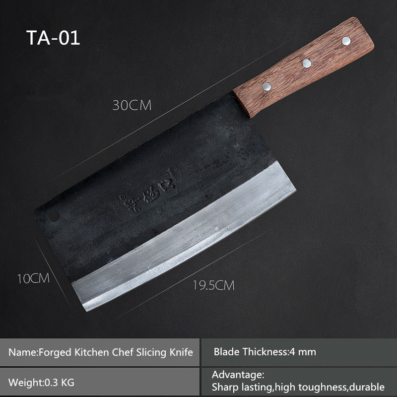 Deng knivar handgjorda kockkniv kök skiva kött grönsak multifunktionella knivar smidda knivar