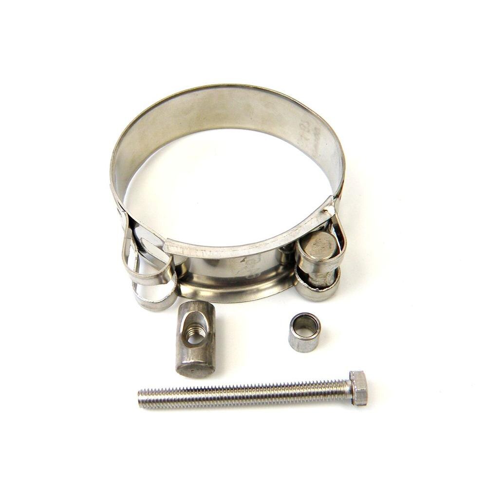 Abrazadera Universal para tubo de escape de Carmon, de acero inoxidable 304, para automóvil, motocicleta, silenciador extensible