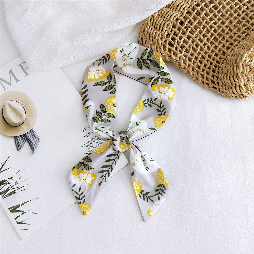 été concepteur longue maigre Cheveux ruban bandes écharpe pour bords sac à main accessoires écharpes pour femmes Foulard Cheveux: 3