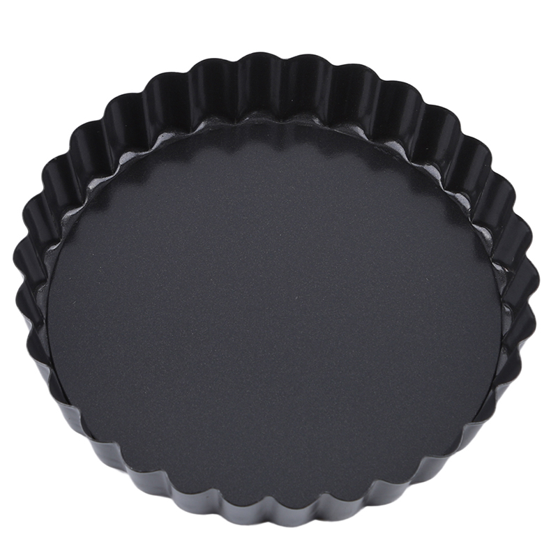 Bakeware Accessories Pie Tart Pan mould Removable Bottom Cake Candy Pastry Tool heart-shaped Wave baking Molds Tool: 12cm round