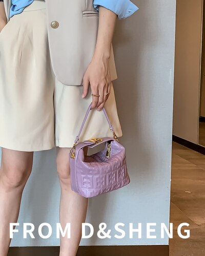 Crocodile modèle sac de selle en cuir femmes concepteur sac à main carré serrure épaule sac de messager: purple