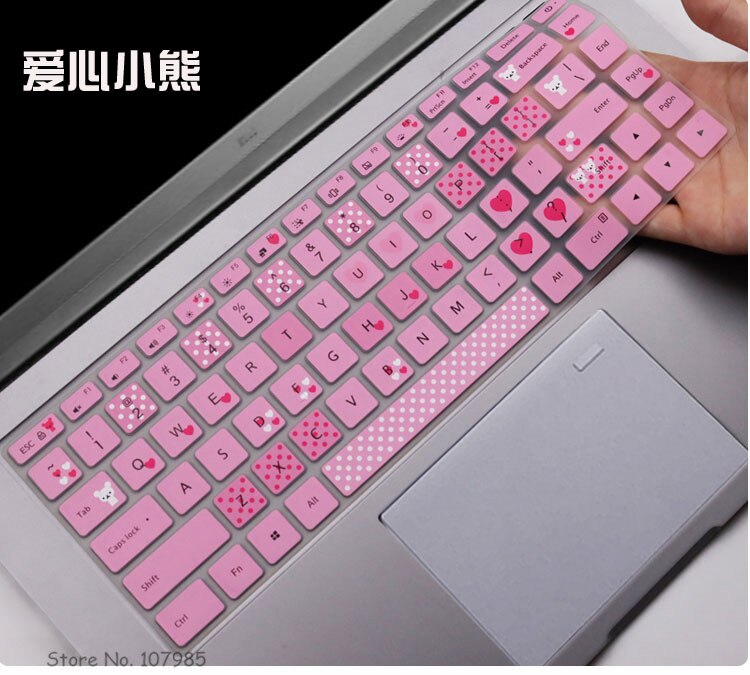 For Xiaomi RedmiBook 16 Laptop AMD Ryzen 4500U 4700U Redmi Book 16.1 Inch Notebook Silicone Keyboard Cover Skin Protector: Bear