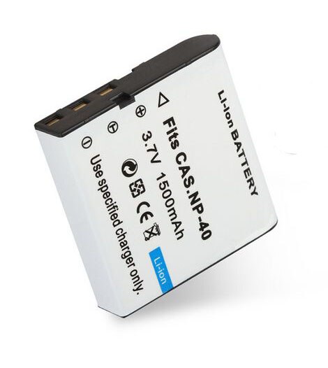 Dinto 2pcs 1500mAh 3.7V NP-40 CNP-40 CNP40 NP40 Replacement Digital Camera Battery for Casio EX-Z40 Z50 Z55 Z57 FC100