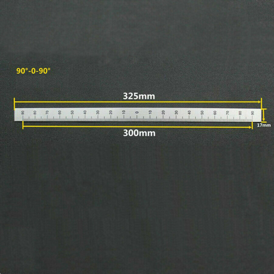 Milling Machine Part Degree Angle Plate Aluminum Micrometer Scale 90-0-90 Lathe CNC Accessories