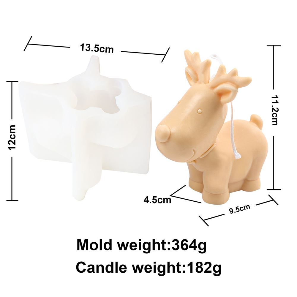 Multi-Modell Weihnachts Ball Kerze bilden Silikon bilden Weihnachten kreative Dekor Elch Glocke Schneemann Seife Werkzeug