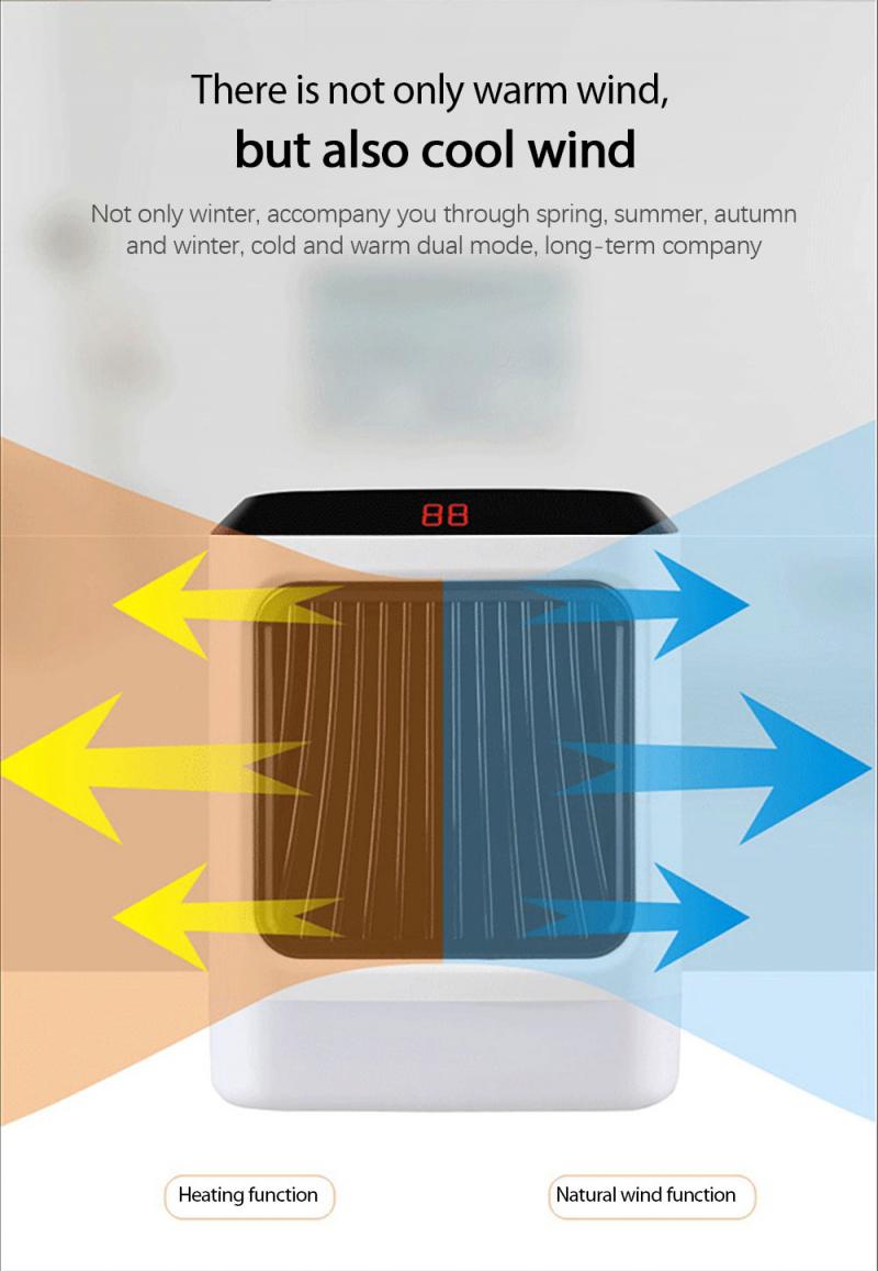 Fan Heater For Home Electric Heater Home Heating Electric Warm Air Fan Office Room Heaters Handy Air Heater Warmer Fan For Car