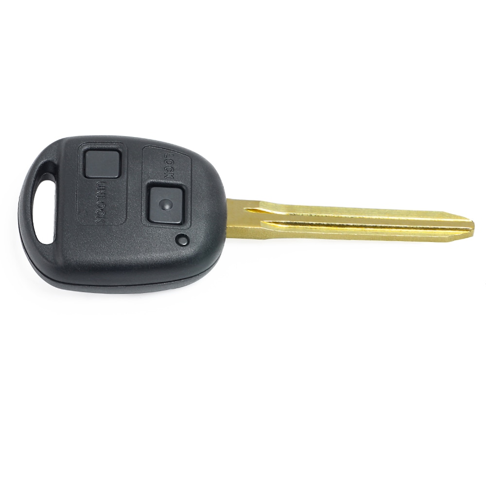 Keyecu Remote Key FOB 2 Button 433MHz 4D67 Chip For Toyota Prado Avensis Tarago 120 RAV4 Kluger 2003 Uncut Blade TOY43