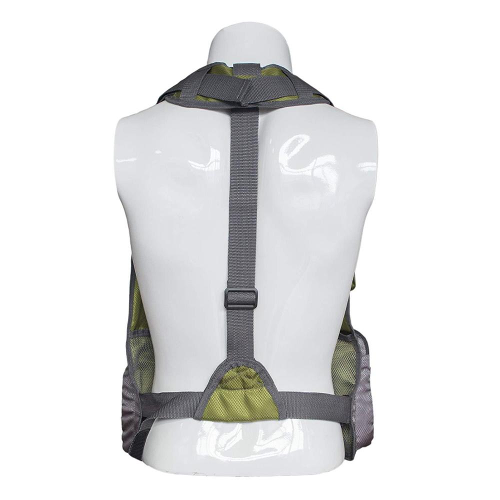 Udendørs åndbar fiskevest d-ring sports multi-funktion poser vest