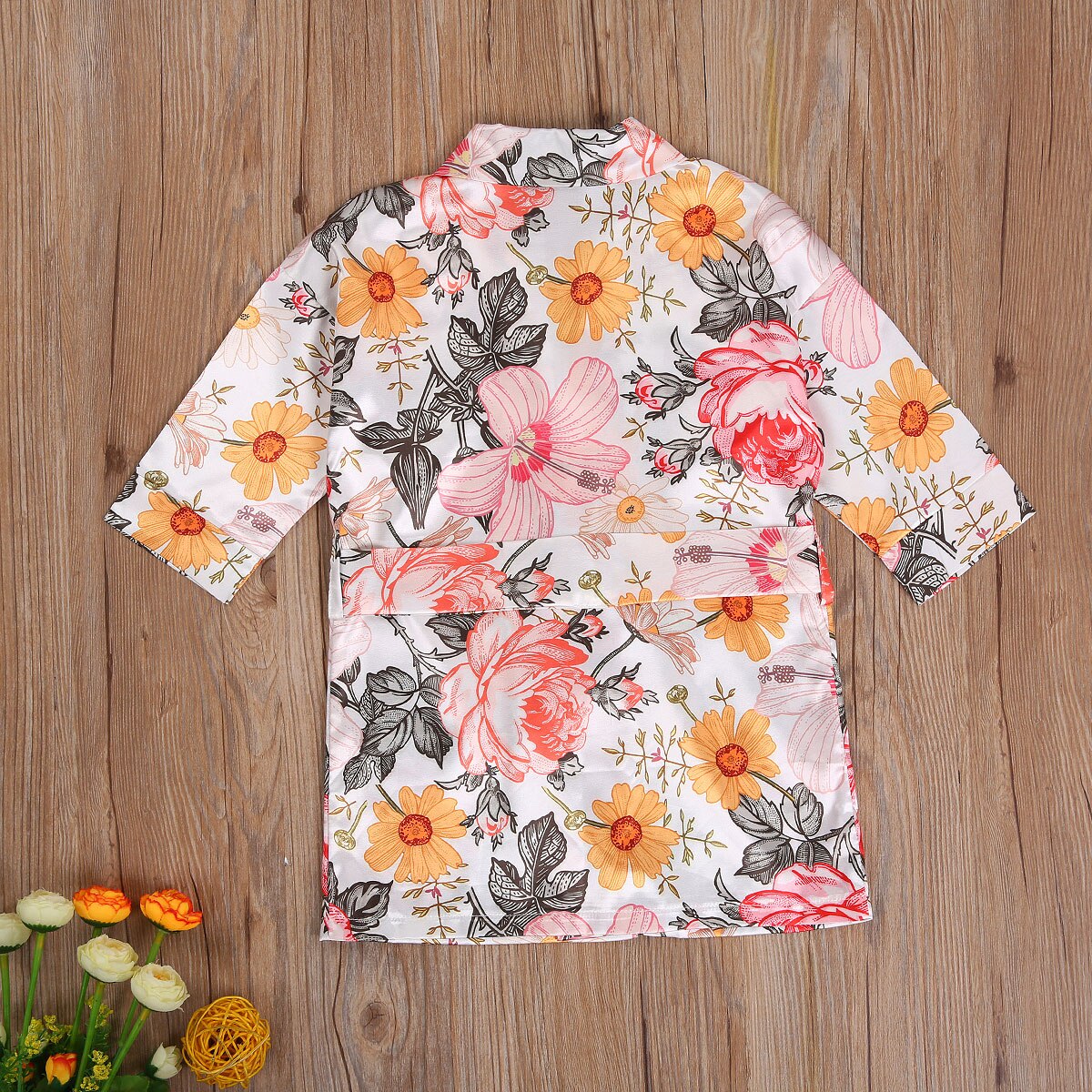 Peuter Kind Baby Jongens Meisjes Badjas 2 Stuk Outfit Set Lange Mouw Effen Kleur Gewaad En Riem Set Nachtkleding homewear Kleding