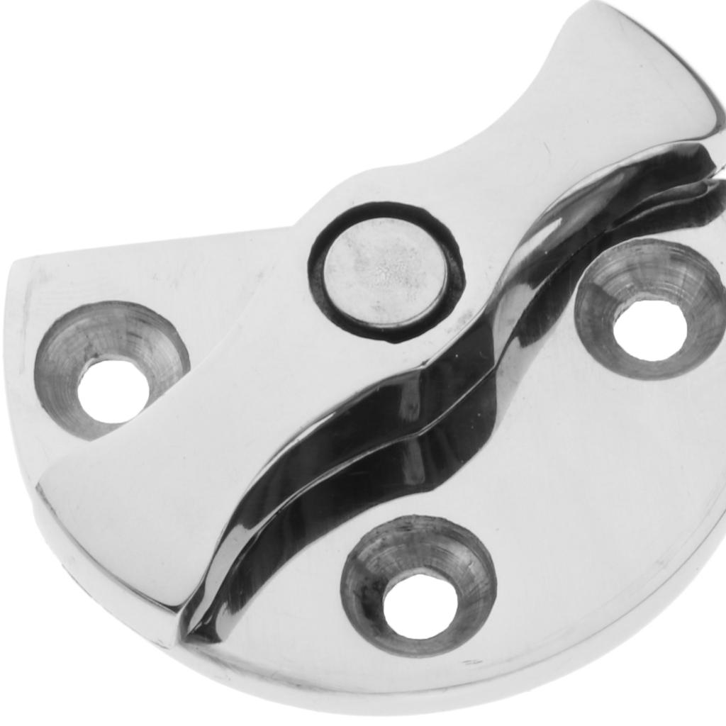 Universal marine 316 rustfritt stål vridelås rund dørlås båtdør fangeskap marine lås 45mm sølv