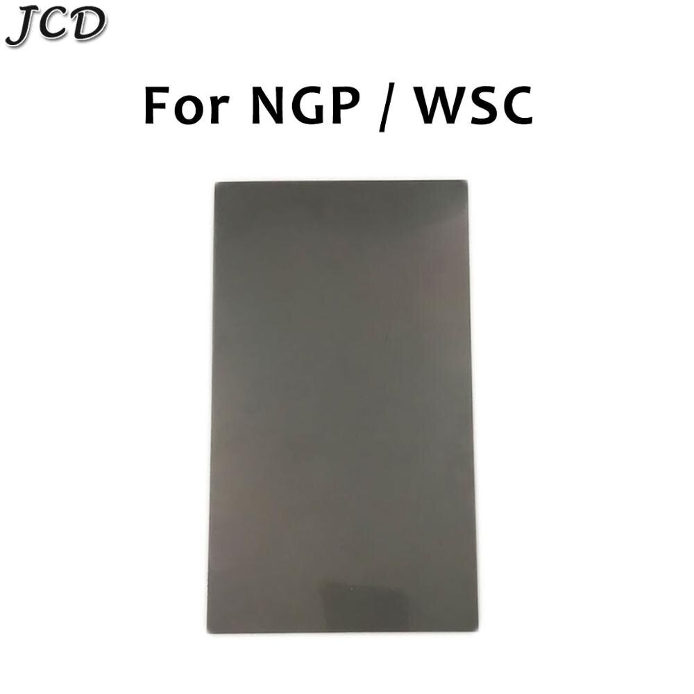 JCD para Gamboy GB GBP pantalla retroiluminada modificar parte polarizado polarizador filtro película hoja para GBA GBC GBASP NGP WSC película polarizadora: For NGP WSC