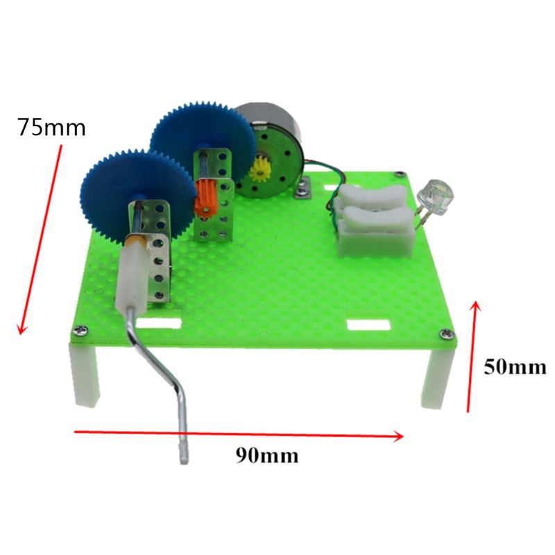 Creativo fai da te scienza manovella generatore apparecchi bambini bambini montati kit assemblati insegnamento esperimento di fisica