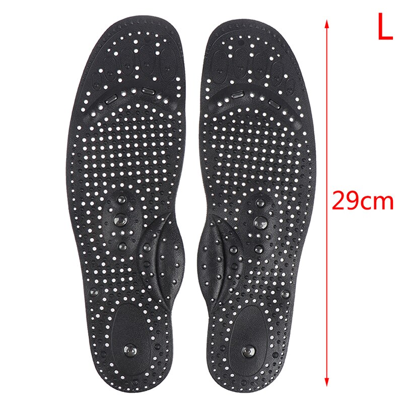 Magnetische Silicone Gel Inlegzolen Gewichtsverlies Therapie Afslanken Arch Ondersteuning Schoenen Pads Therapie Massage Voet Acupressuur Pad Insert: L