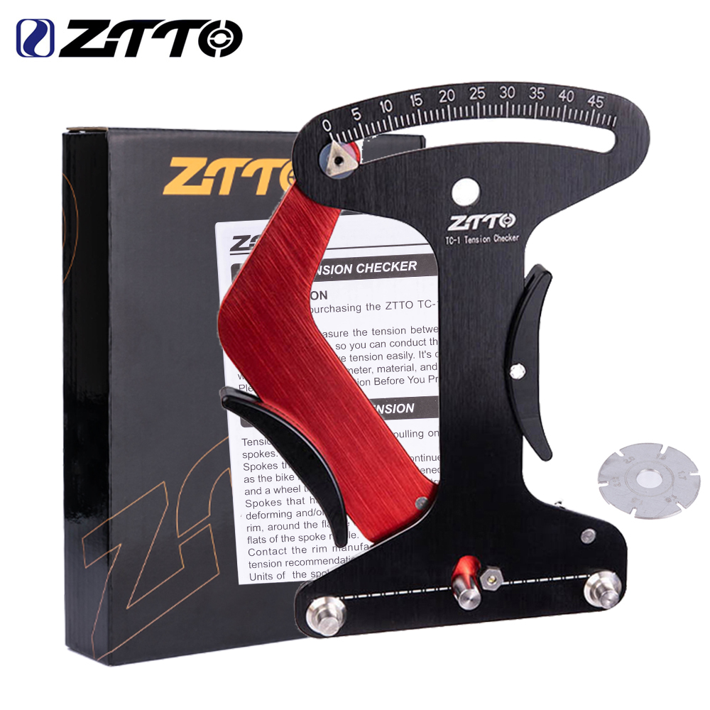 ZTTO CNC medidor de tensión de radios de bicicleta herramienta tensora de constructores de ruedas llave de radios de carretera MTB indicador de control herramienta estable y precisa