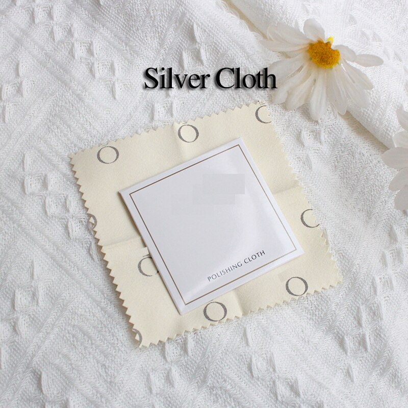 20 stycken silvertorkduk guld- och silversmycken oxidation underhåll polerduk rengörings- och polerduk 10cm