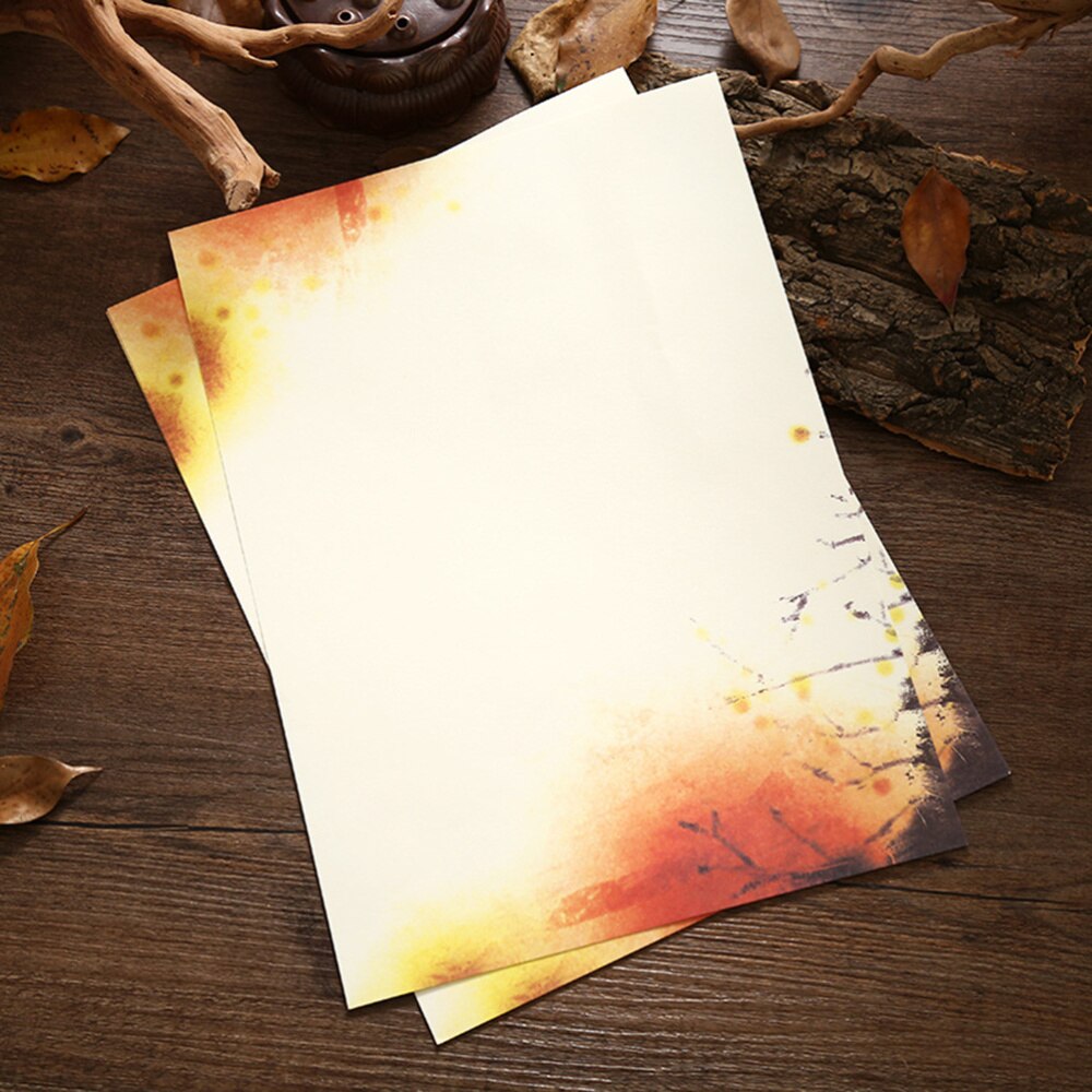 64pcs Chinese Style Retro Writing Paper Vintage Letter Paper Stationery Sets (Mixed Pattern)