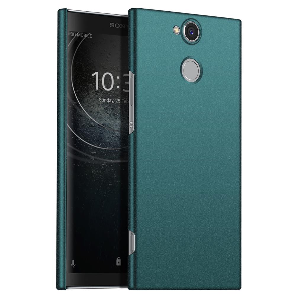 Pokrowiec na Sony Xperia XA2 Plus [ultra-cienki] materiał Premium Slim pełna osłona ochronna do Sony Xperia XA2 Ultra: Xperia XA2 Ultra / Rock sand green