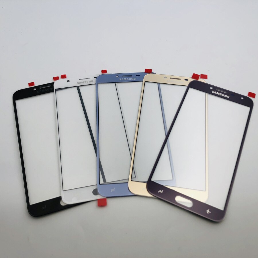 Original caso habitação completa capa traseira + lente de vidro da tela frontal moldura do meio para samsung galaxy j4 2018 j400 j400f j400ds j400g