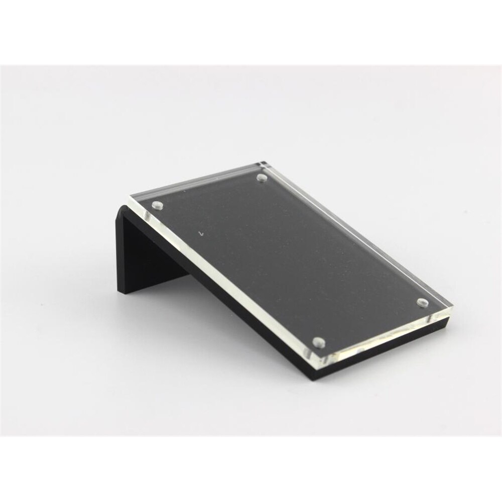 14.8*21cm A5 Vertical Acrylic Magnetic Label Holder display Stand L Black sign card poster Desk Menu Holder Photo Frame Desktop