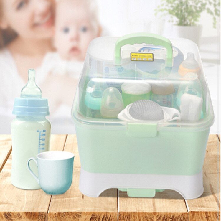 Baby Baby Zuigfles Droog Water Aftappen Doos Fles Drogen Stofdicht Opbergdoos Multi-Functionele Zuigfles Opslag Bo
