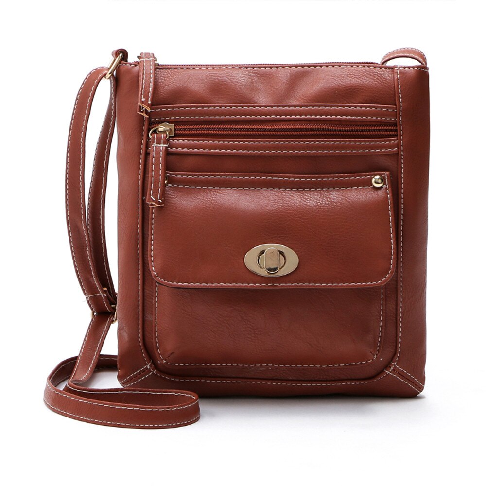 Luxe Emmer Zakken Kleine Keten Handtassen Elegante Crossbody Vrouwen Lederen Schoudertas Frankrijk Stijl Cross Body Bag #20: Brown 