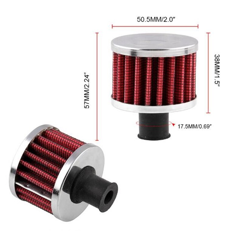 Baffled Aluminum Oil Catch Can Reservoir Tank / Oil Tank With Filter Universal Occ043