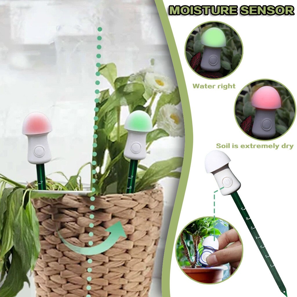 Vocht Bloem Monitor Tuin Plant Bruto Water Nutriëntverdeling Smart Digitale Detection Waterdichte Flora Tester Sensor Plant # W3