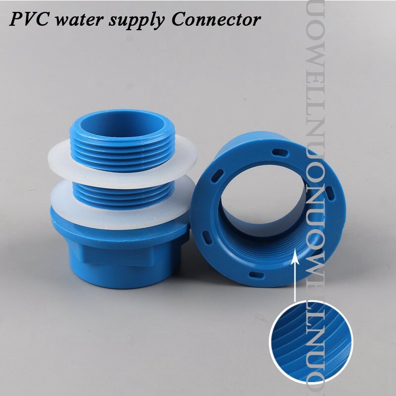 10Pcs PVC Pipe Connector 20 25 32 40 50mm Fish tank water connection Garden irrigation aquarium water supply tube Plastic union