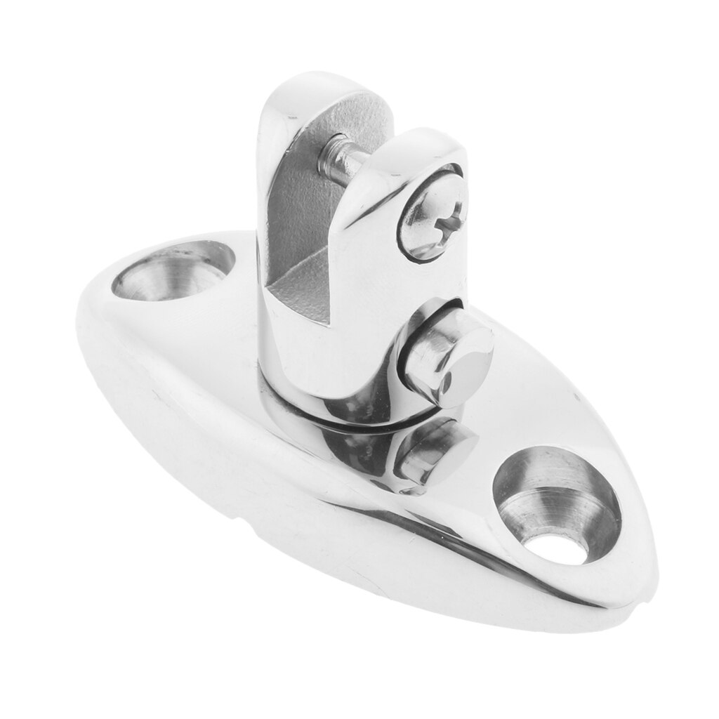Heavy Duty 360 Degrees Swivel Quick Release Boat Bimini Top Deck Hinge Hardware 316 Stainless Steel