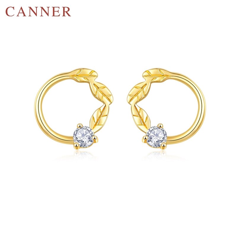 925 sterling zilveren rozenbloem oorbellen voor vrouwen in minimalistische zirkonia dieren slang/ogen oorbellen sieraden oorbellen: Goud 3