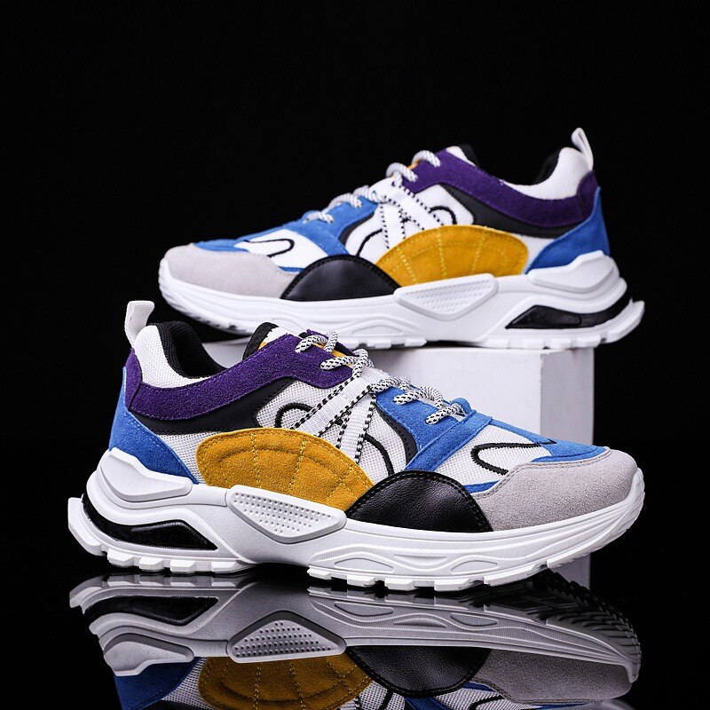 Männer der Trend Lässig Turnschuhe Atmungs Trainer Persönlichkeit Komfortable Weichen boden Exklusive Joggen Schuhe