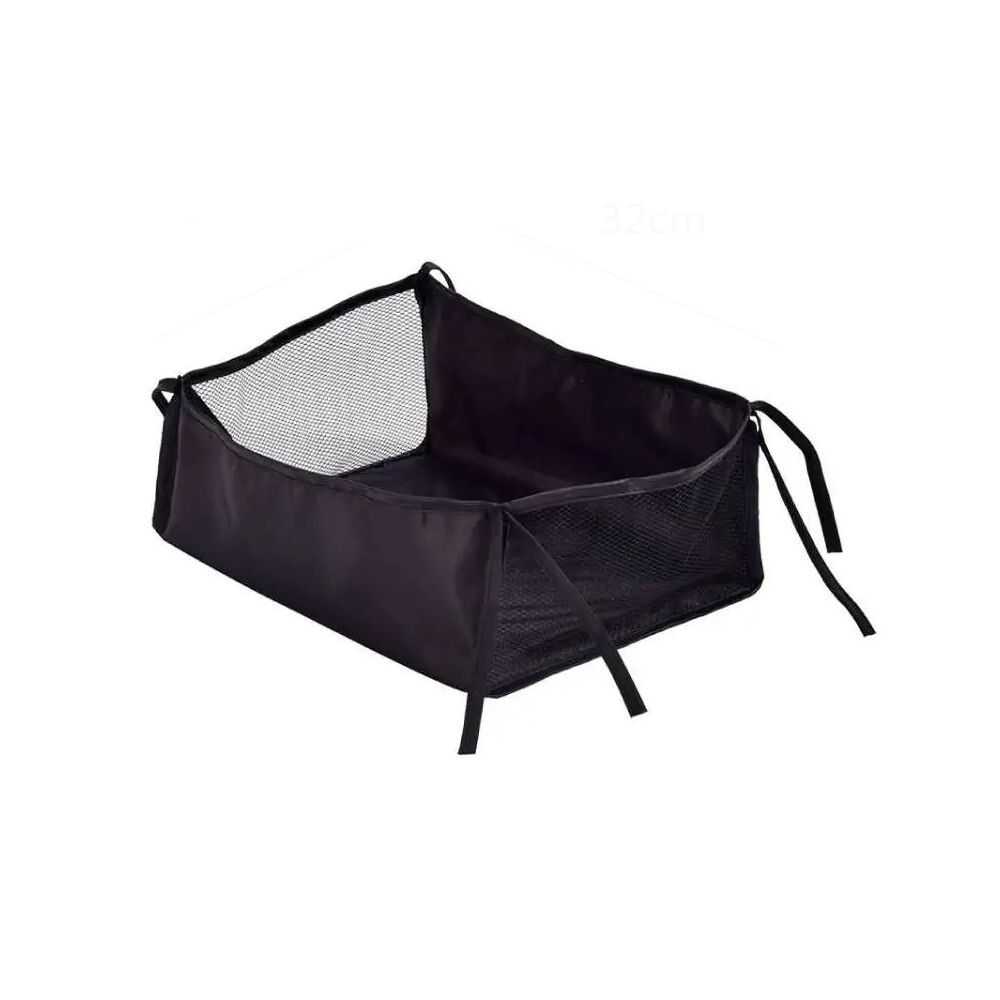 Kinderwagen Bodemmand Baby Organizer Tas Hangende mand Kinderwagen Kinderwagenmand Kinderwagenaccessoires: WIT
